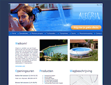 Tablet Screenshot of houten-zwembaden.com